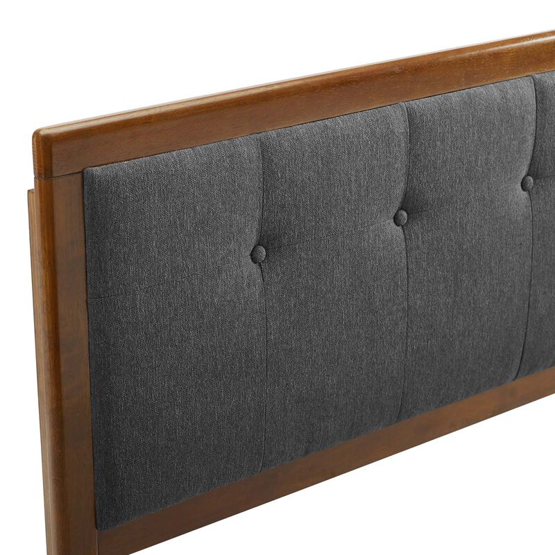 Modway - Draper Tufted King Fabric and Wood Headboard