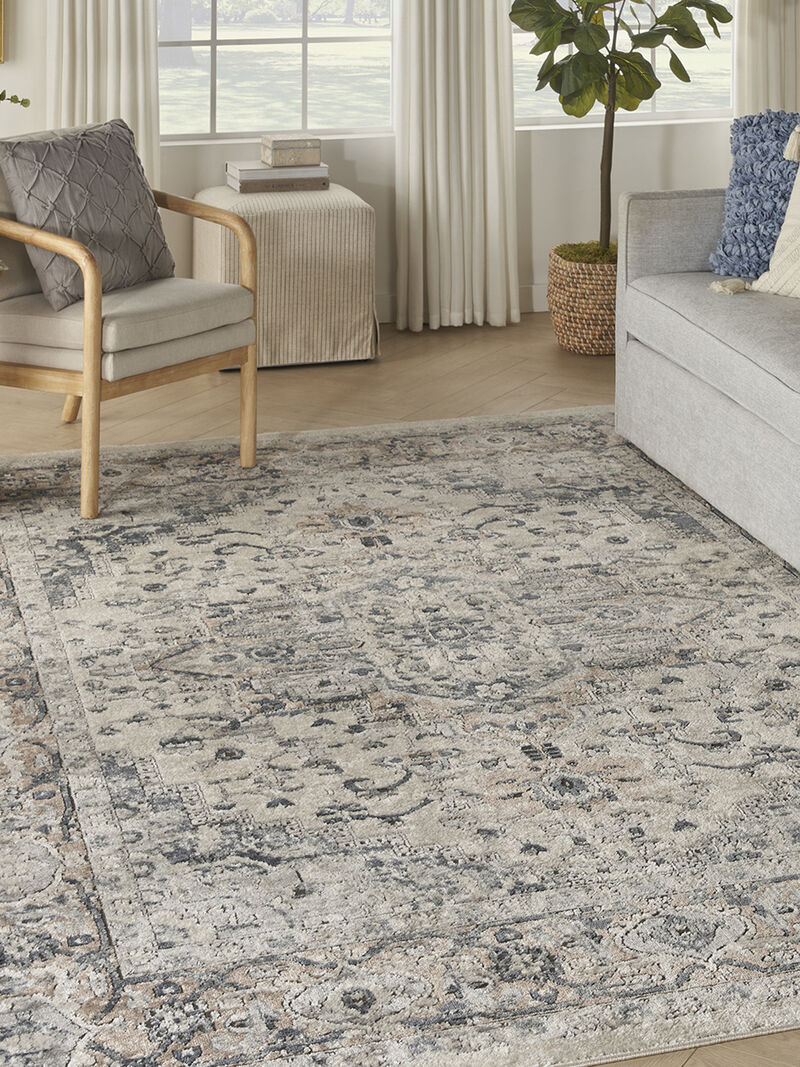 Quarry QUA05 Ivory/Gray 8'10" x 11'10" Rug