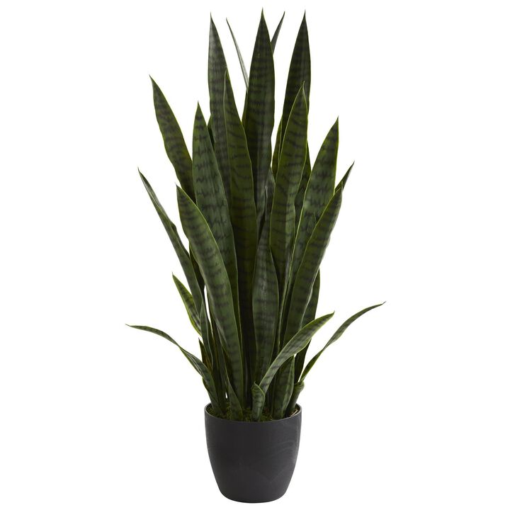 Nearly Natural 38-in Sansevieria Artificial Plant