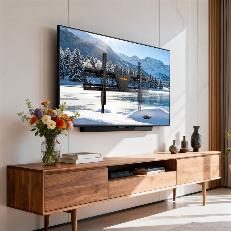 Metal Tilting TV Mount TV Wall Mount for 30-75 in TV Mount Bracket Up To 88 lbs image number 2