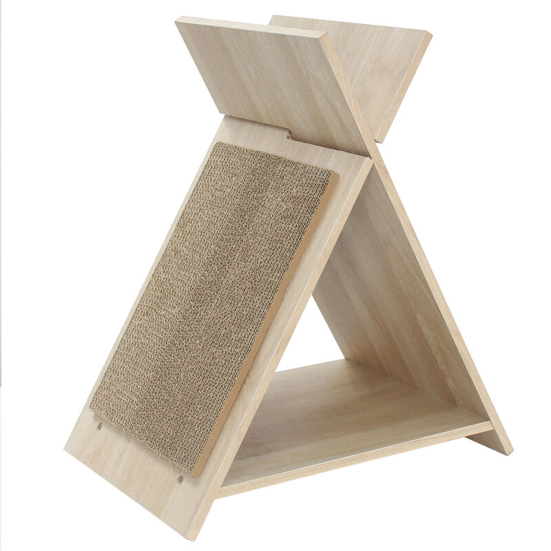 Natural Cat Scratching Board for Claw Care and Furniture Protection image number 0