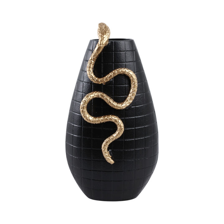 16x10 Curved Snake On Vase