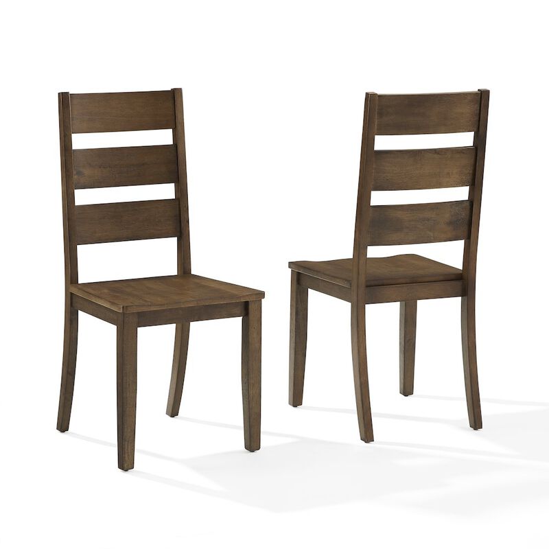 Joanna 2-Piece Ladder-Back Dining Chair Set