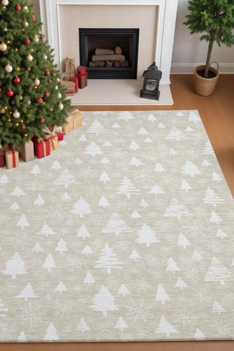 Merry & Bright MY23 Beige 10' x 14' Rug