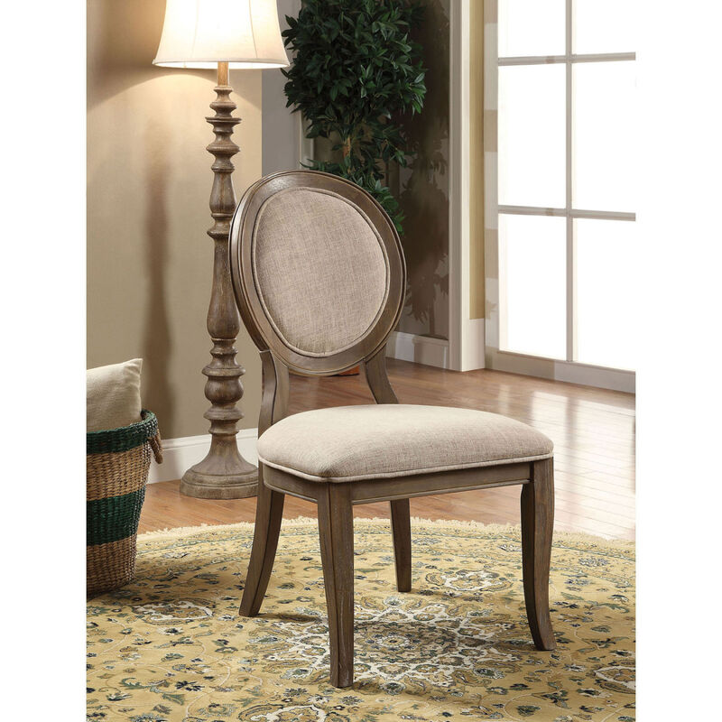 Streamdale Rustic Oak Dining Chairs (Set of 2) image number 1