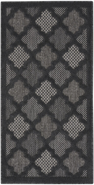 HomeRoots Trellis Indoor Outdoor Area Rug