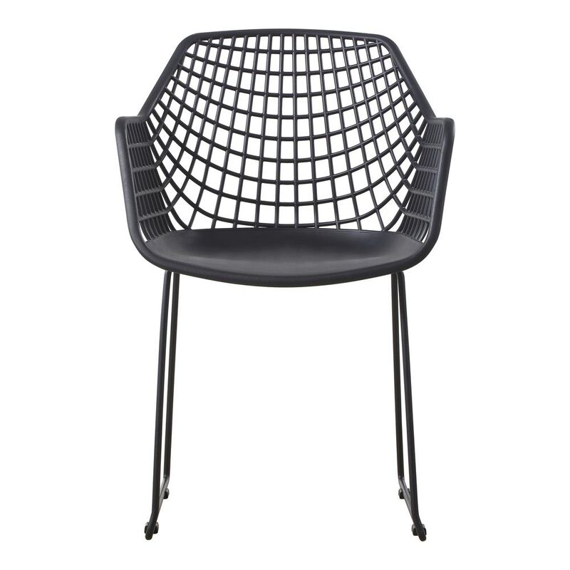 Moe's Home Collection Honolulu Chair, Black