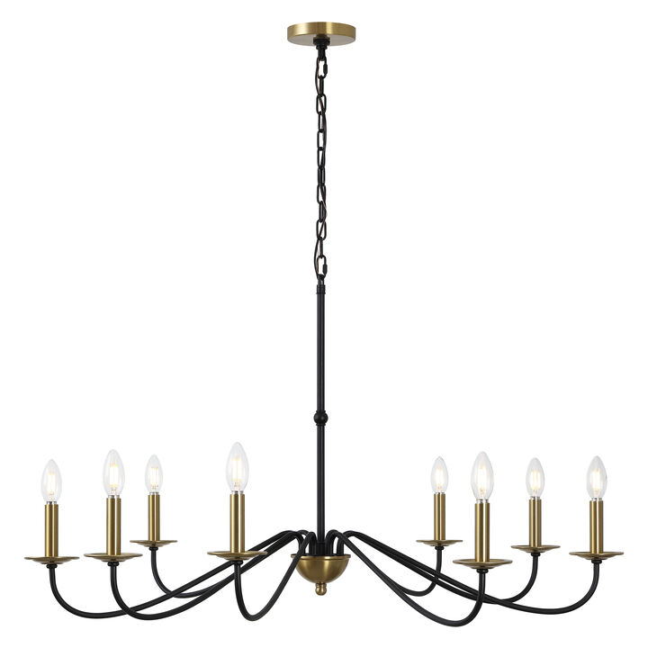 Wicklow Bohemian Farmhouse Iron LED Chandelier