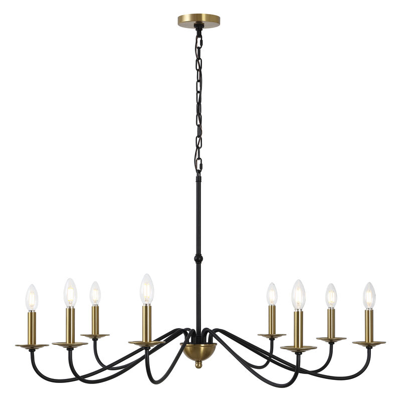 Wicklow Bohemian Farmhouse Iron LED Chandelier