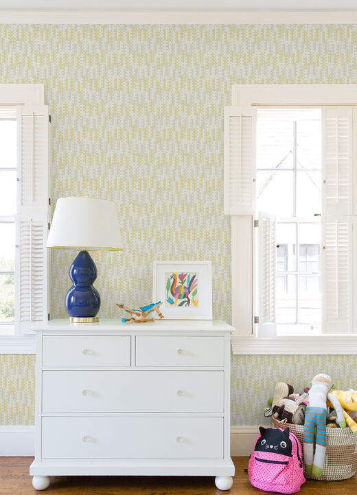Erik Yellow Building Blocks Wallpaper (Set of 2)