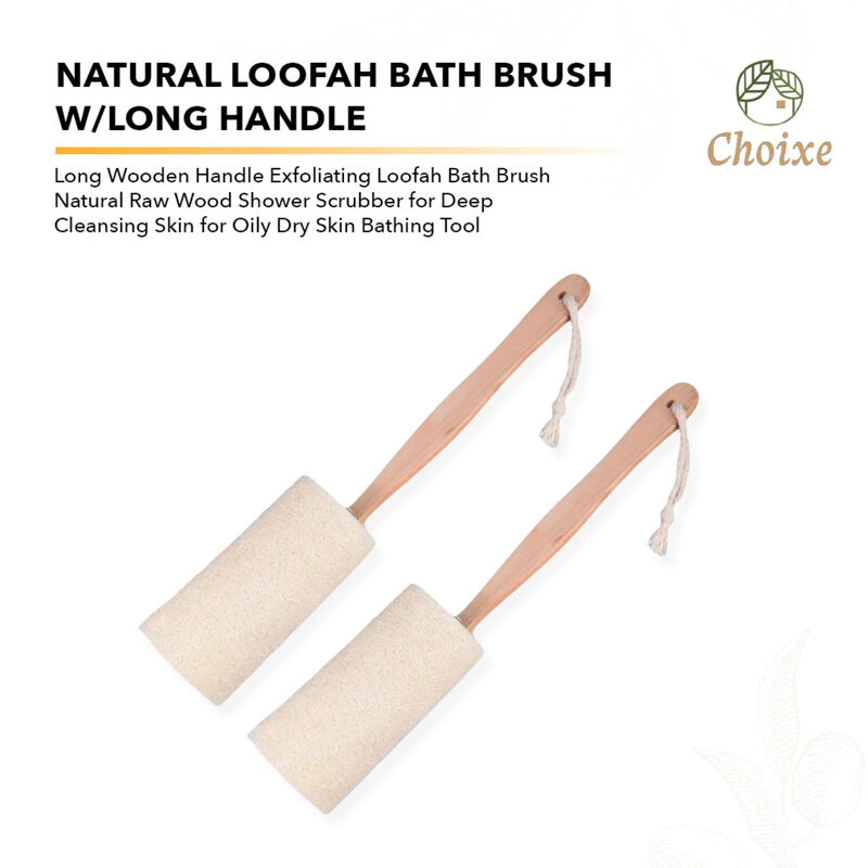 Natural Loofah Bath Brush image number 3