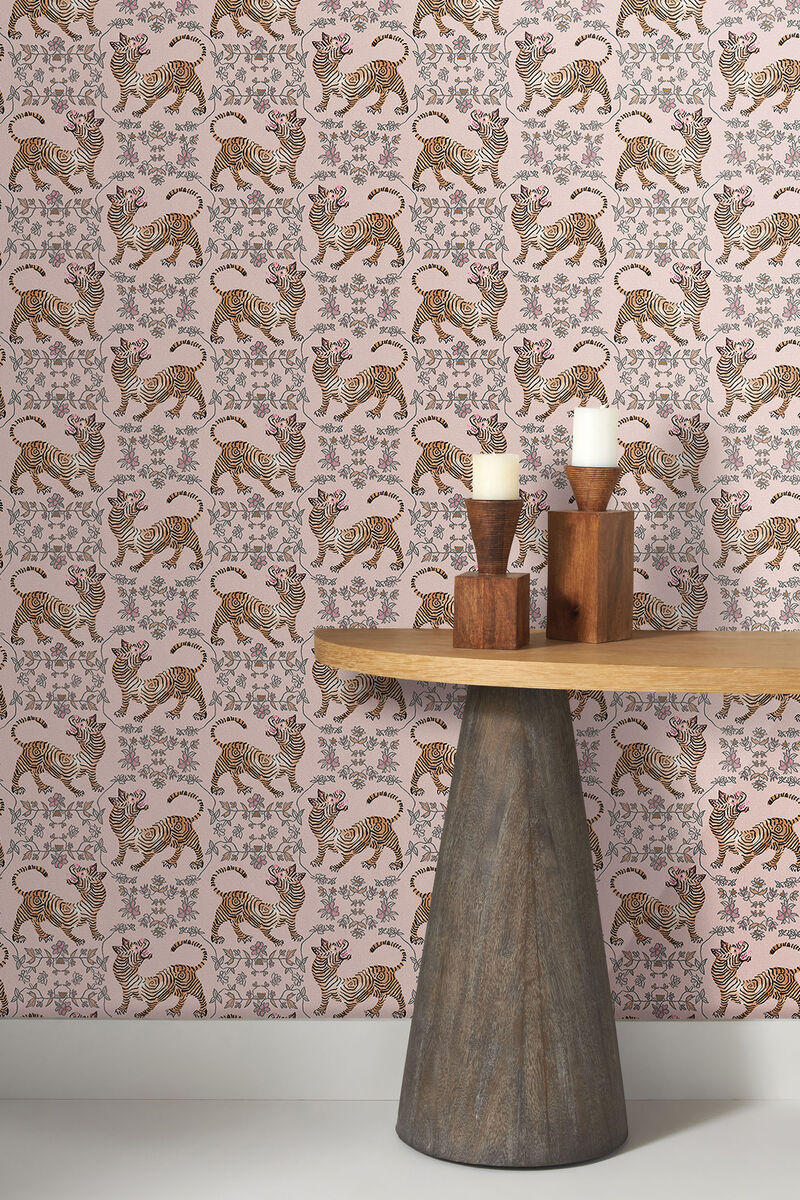 Ferrandi Light Pink Wallpaper image number 1