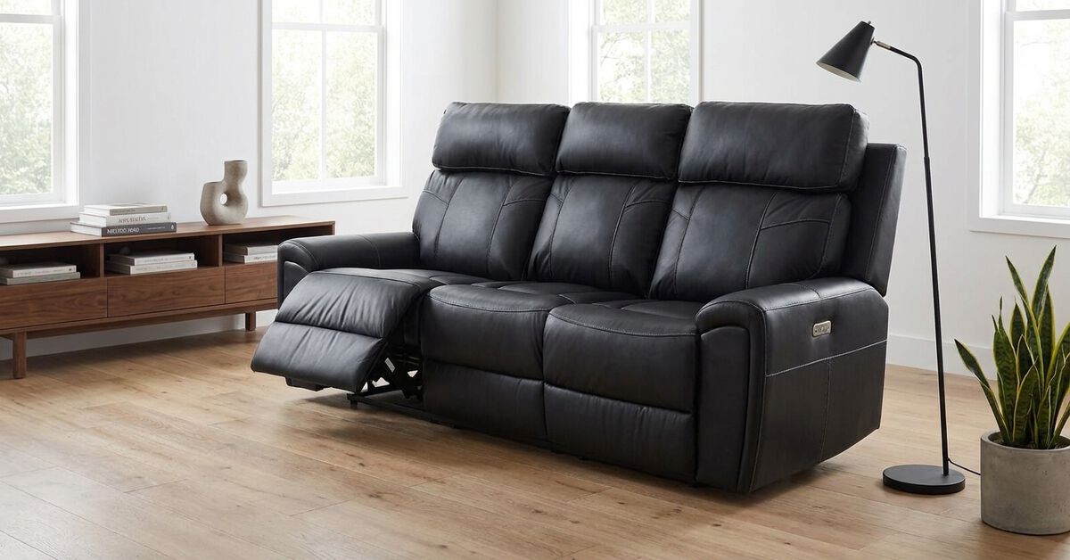 Montacute Reclining Sofa with Drop Down Table