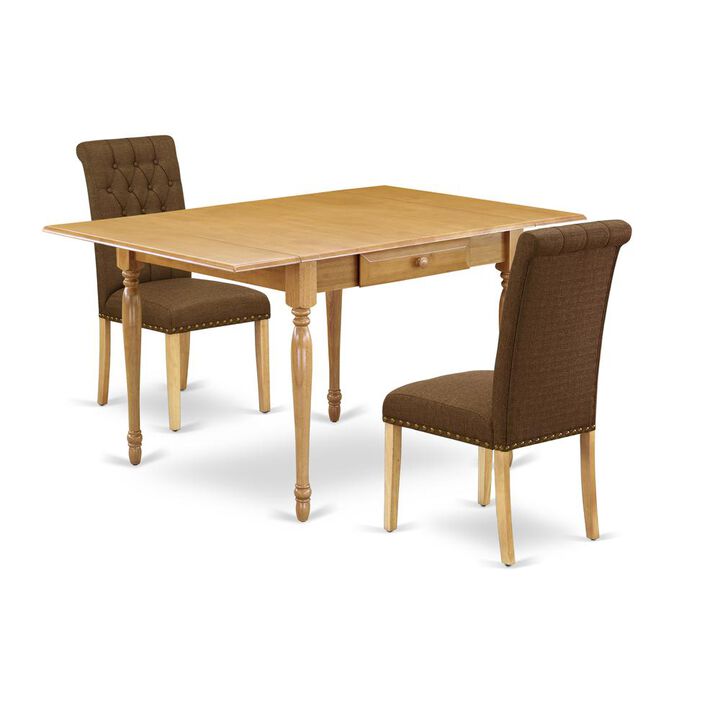 East West Furniture Dining Room Set Oak