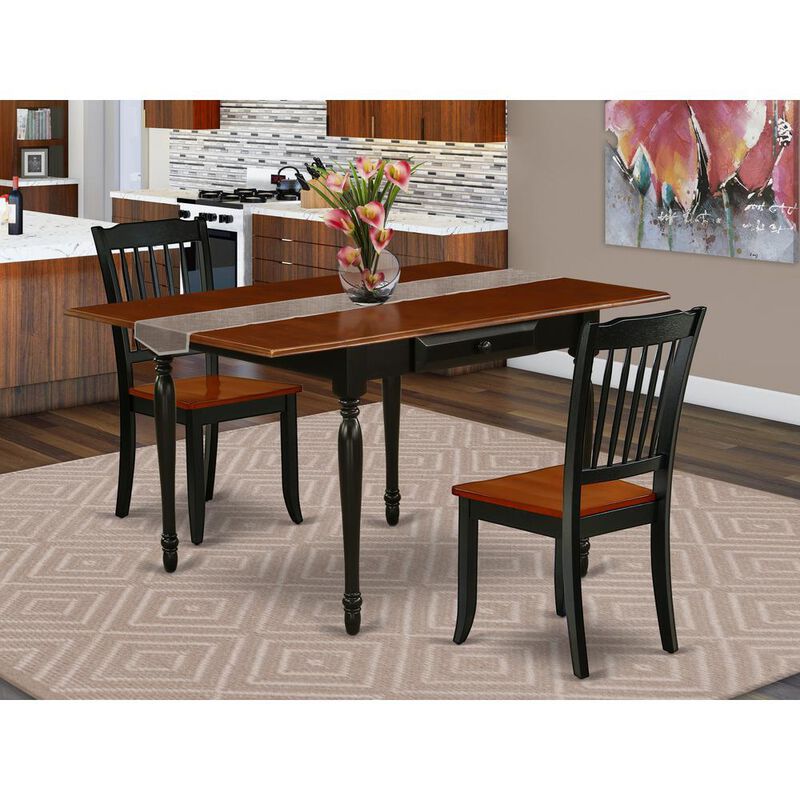Dining Room Set Black & Cherry