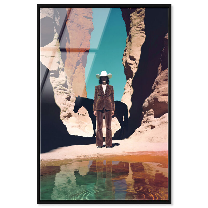 Cowgirl's Surreal Nature and Landscape Canvas Print by Oliver Gal image number 0