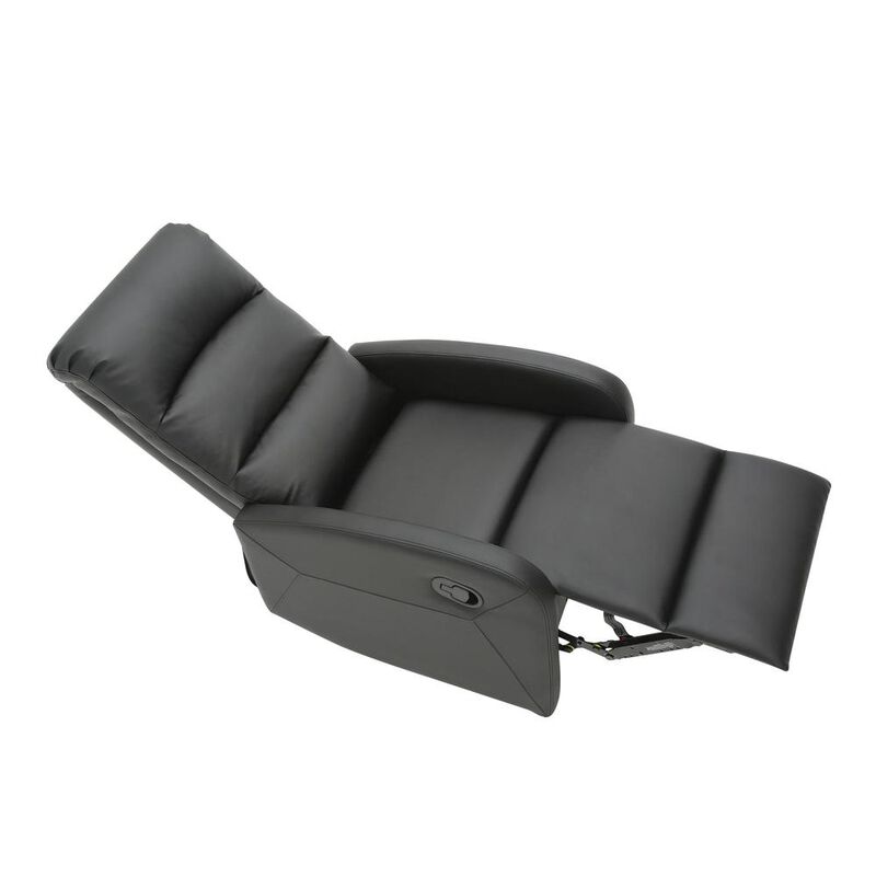 LumiSource Black PU Dormi Recliner Chair