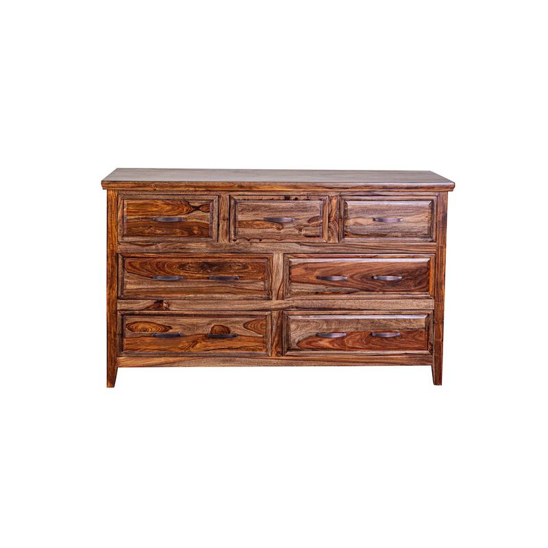 Porter Designs Sonora Solid Sheesham Wood Dresser, Brown image number 6
