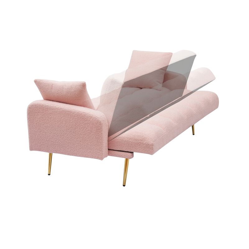 Wosdik Teddy Fleece Adjustable Futons image number 7