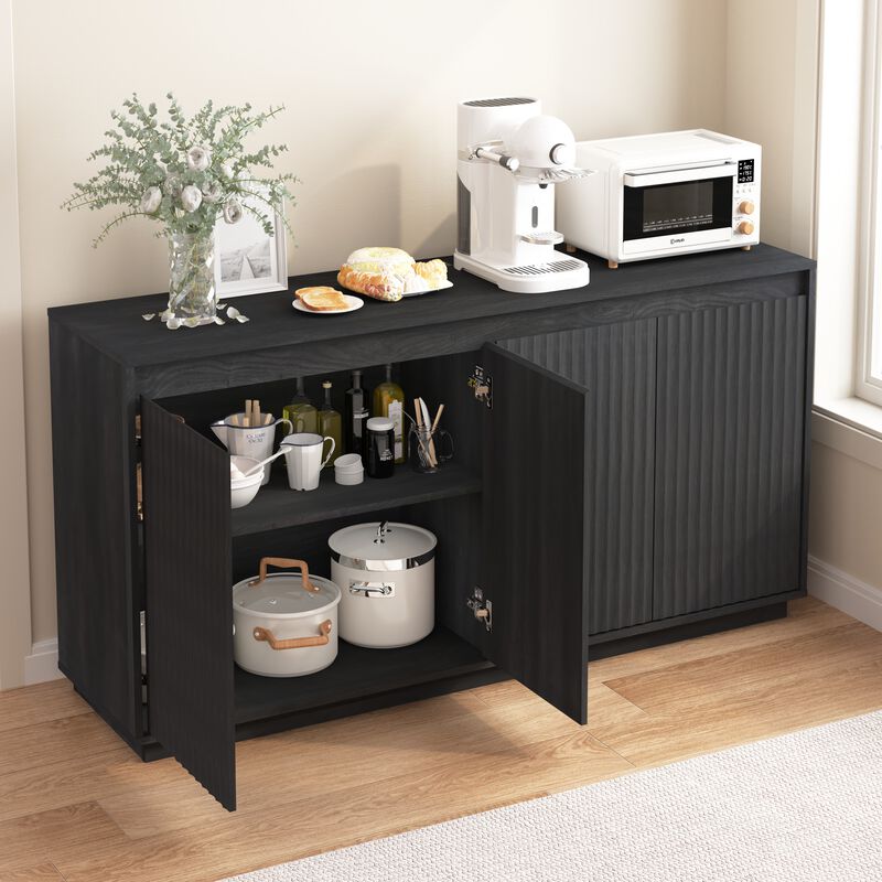 Sedzan Modern Freestanding Sideboard Cabinet image number 2
