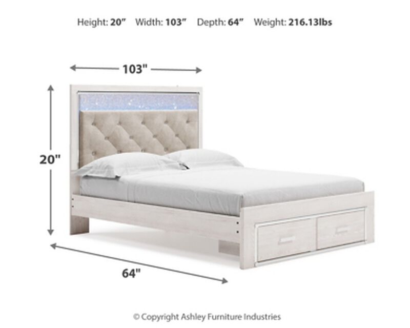Altyra Queen Upholstered Storage Bed