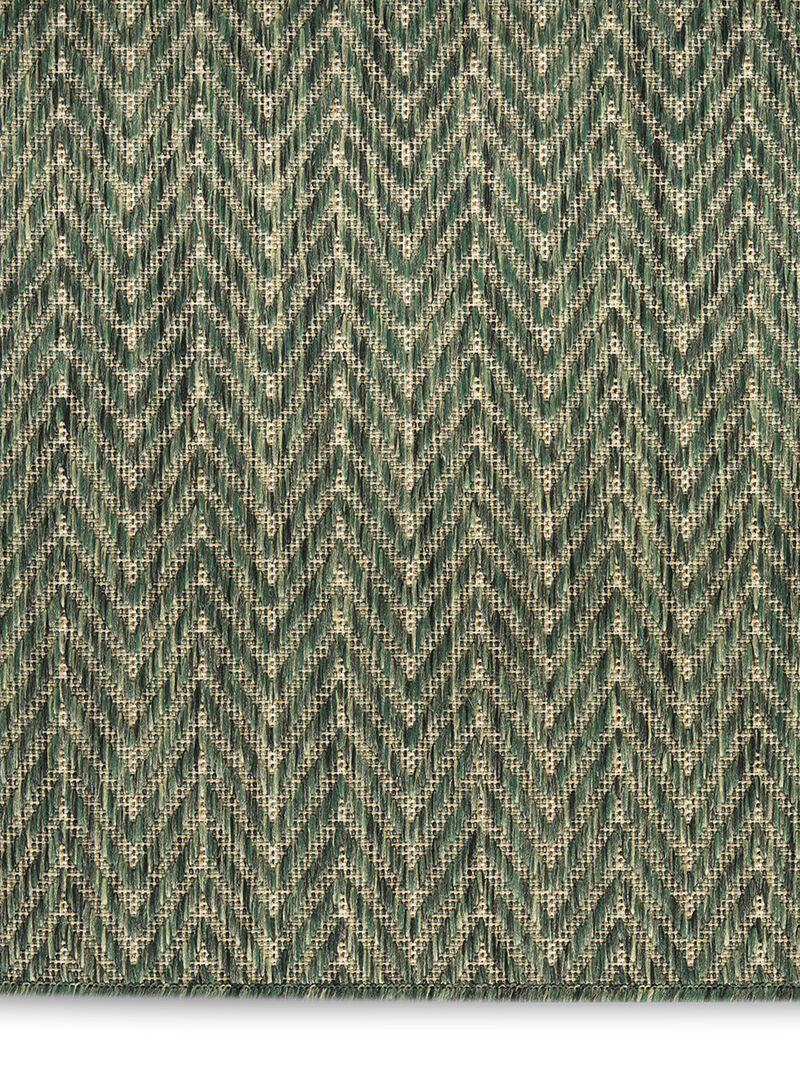 Horizon Indoor/Outdoor HOZ02 Green 6' x 9' Rug