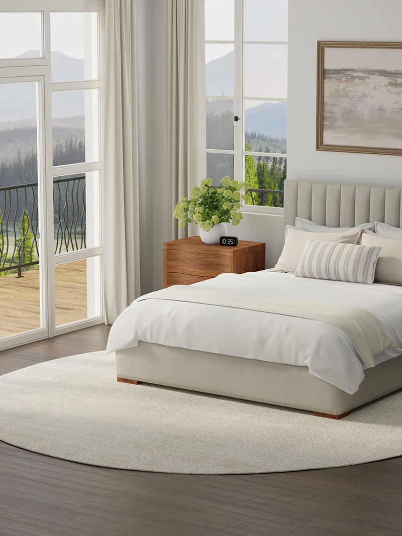 Serenity Home SRH05 Ivory/Cream 8' x Round Rug