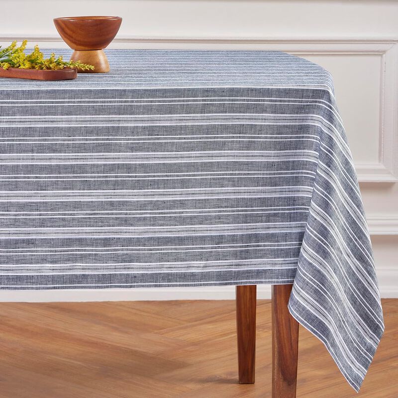 Linen Tablecloth - Chelsea Stripe image number 2