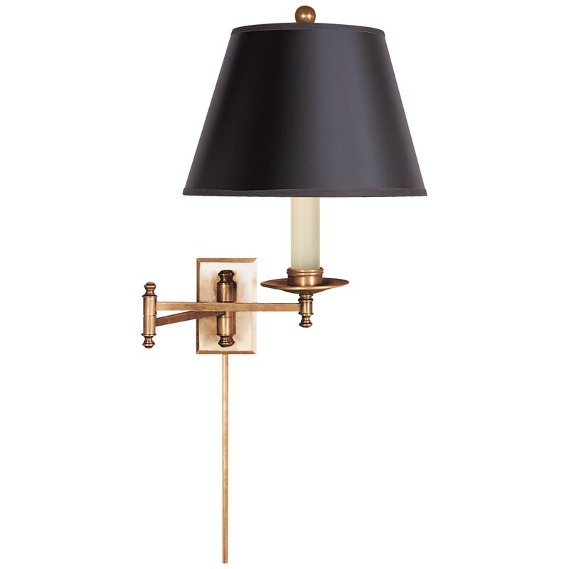 Dorchester Swing Arm in Antique-Burnished Brass