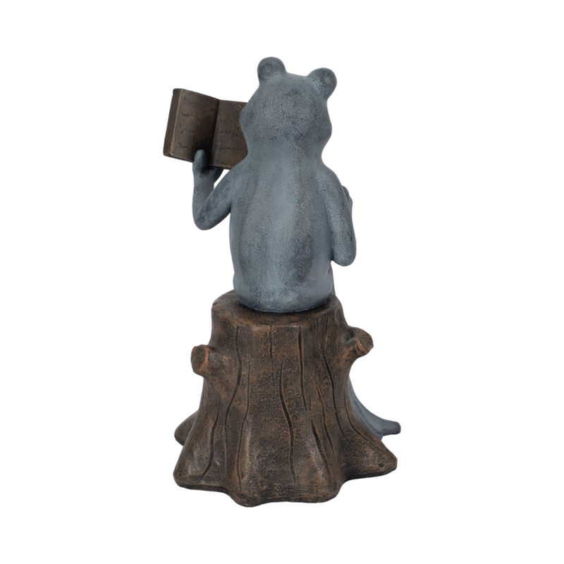 Frog On Stump W/ Book & Coffee image number 3