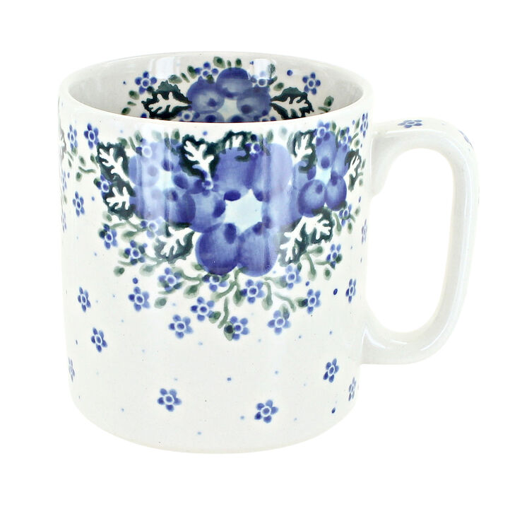 Blue Rose Polish Pottery Fairy Meadow Coffee Mug