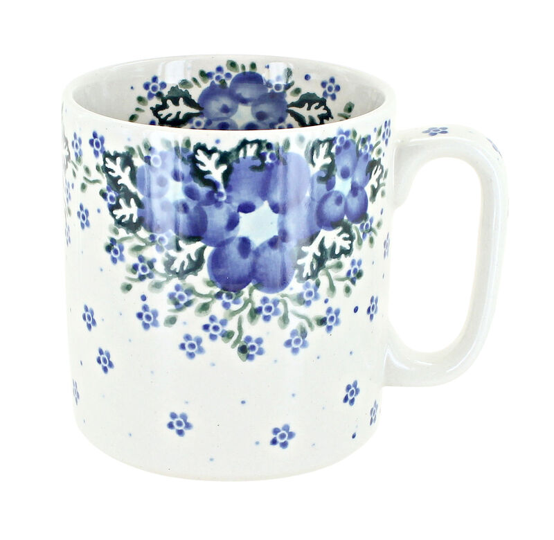 Blue Rose Polish Pottery Fairy Meadow Coffee Mug