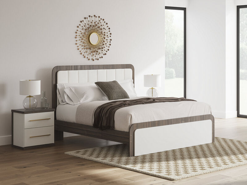 Mazilar King Upholstered Bed image number 1