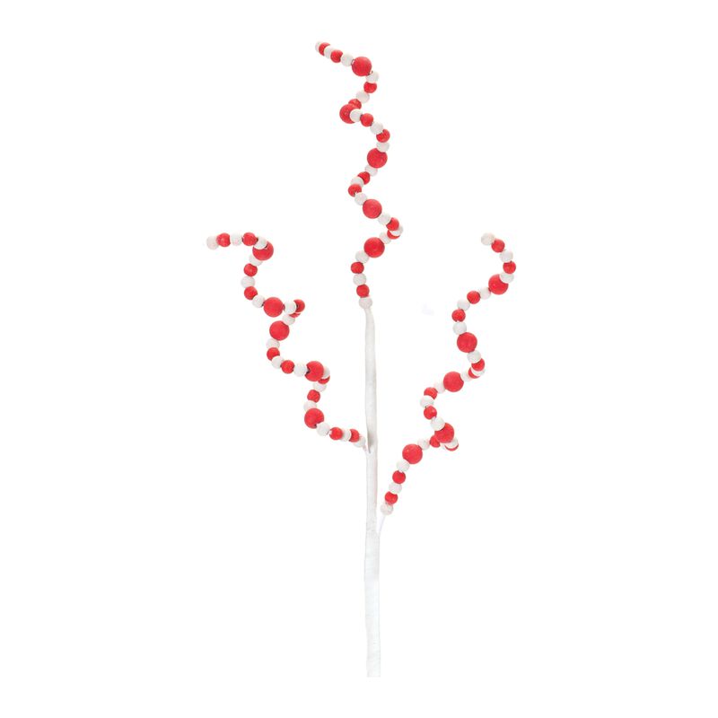 Elegant Bead Spray for Christmas Tree and Holiday Décor Accents (Set of 6)