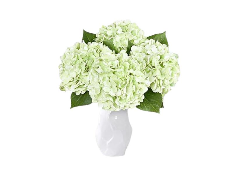 4 Piece Blue Artificial Hydrangea Flowers Wedding Centerpiece Decor image number 0