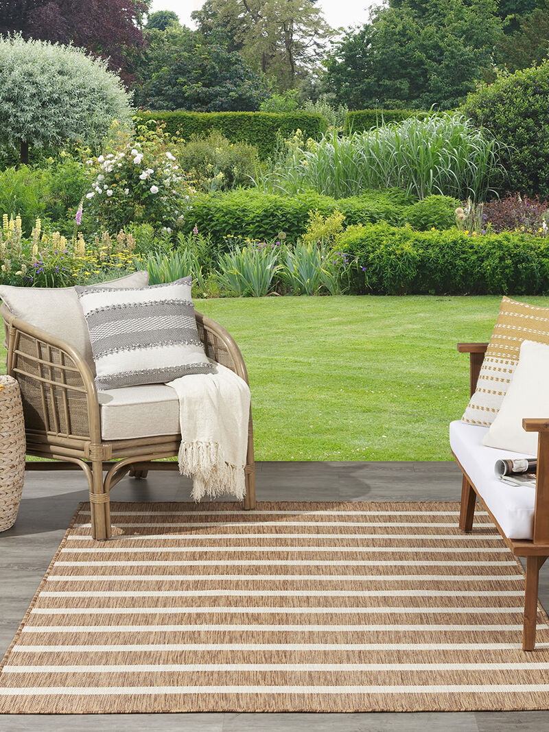 Positano POS03 Jute/Ivory 6' x 9' Rug