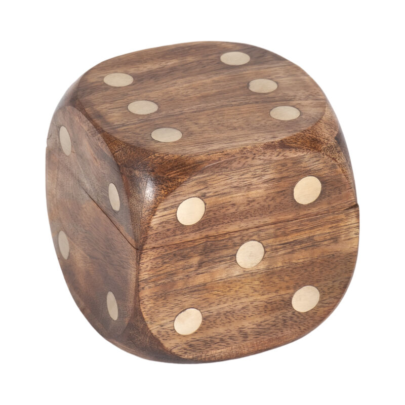 4" Dice Box With Dice Inside image number 0
