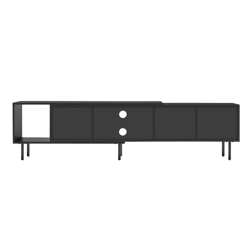 Merax Modern TV Stand for 80'' TV with 2 Doors
