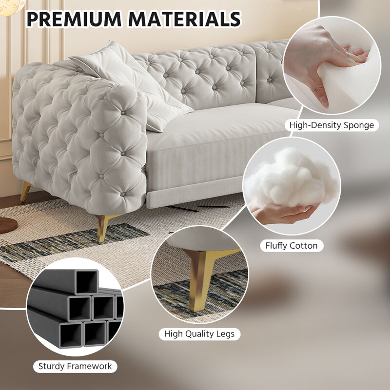 Zikbax 97.7" Convertible Sleeper Sofa image number 4