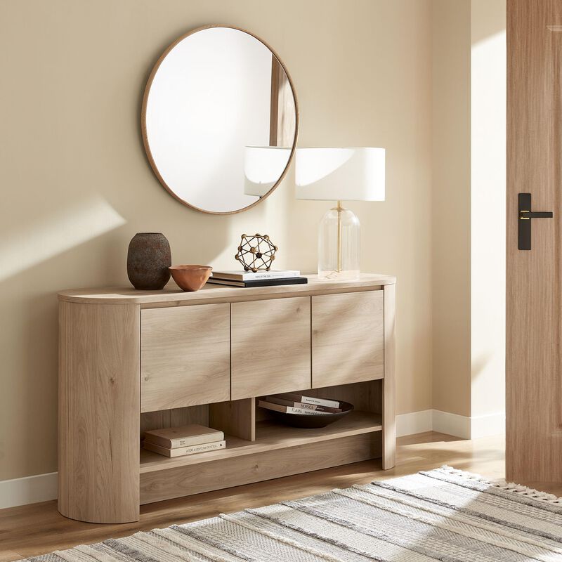 Duval 62" Curved Sideboard image number 4
