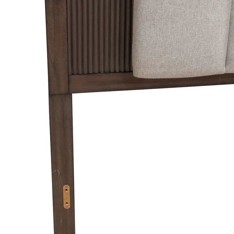 Liberty Furniture Modern Edge King Upholstered Panel Headboard  - Caffe image number 4