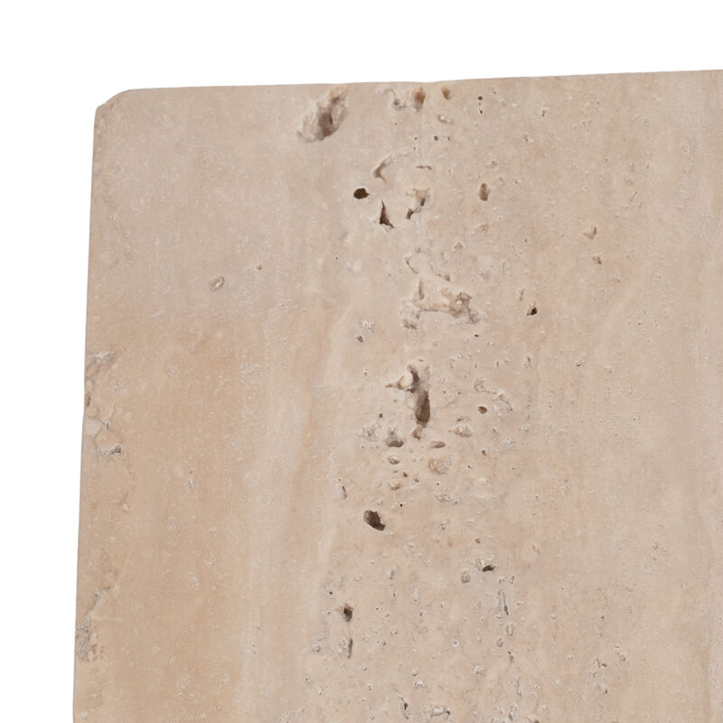18" Travertine Bookstand, Tan image number 4
