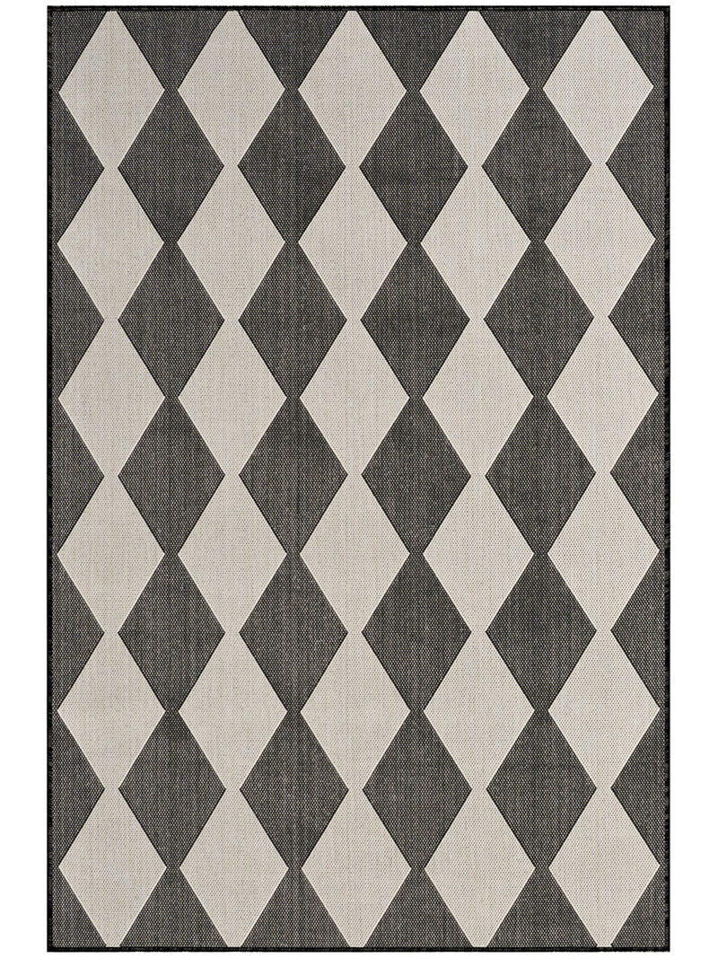 Positano POS04 Black 4' x 6' Rug