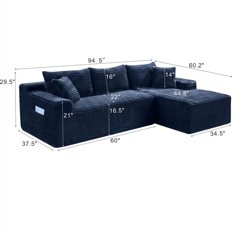 Fusgib  Cloud Modular Sectional Sofa image number 9