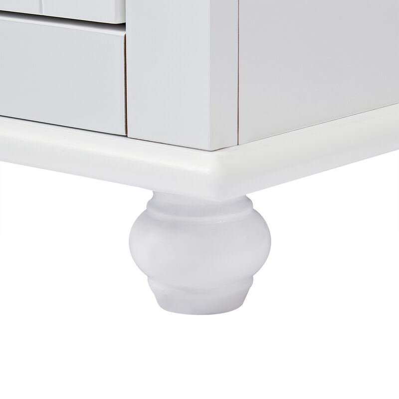 Merax Storage Cabinet with Two Drawers for Bathroom