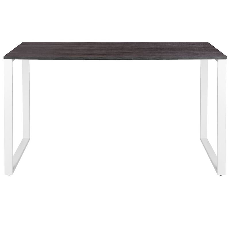 Flash Furniture Desk Industrial Style Computer Desk Sturdy Home Office Desk - 55"L - Rustic Gray image number 5