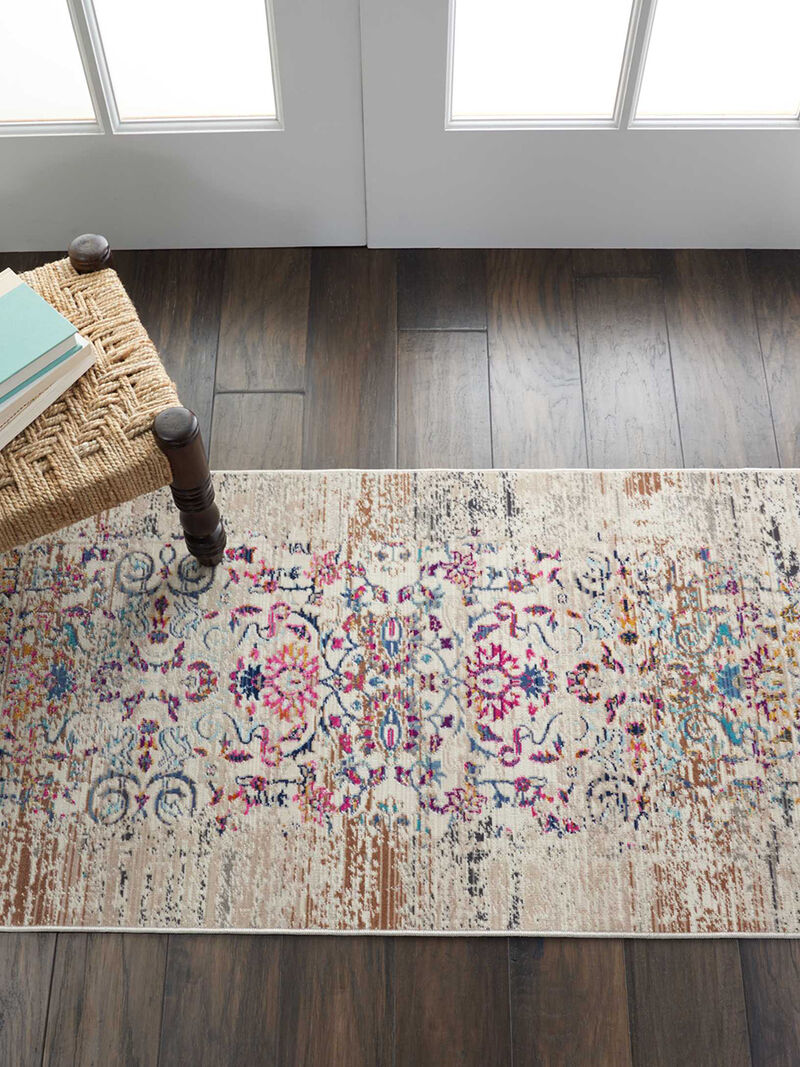 Vintage Kashan VKA02 Ivory 2' x 4' Rug