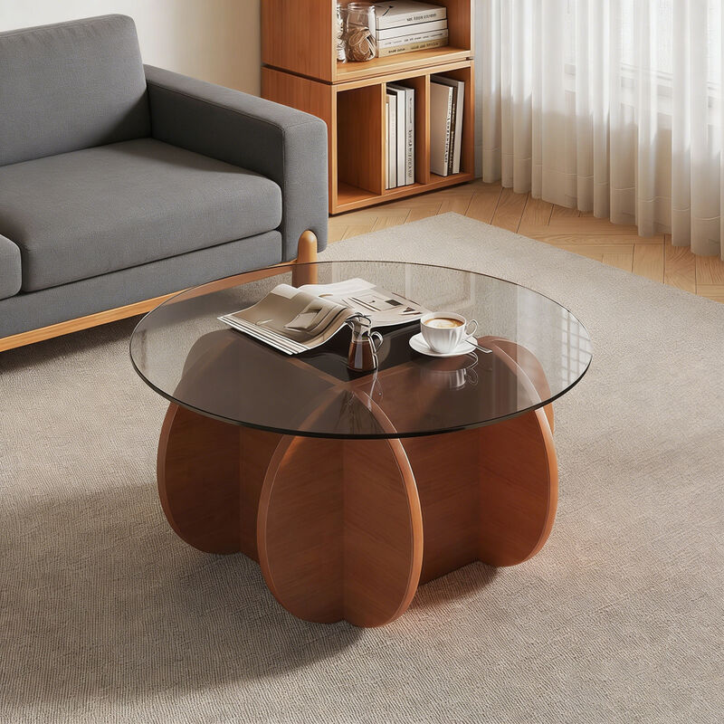 Tamhus Modern Round Coffee Table image number 2