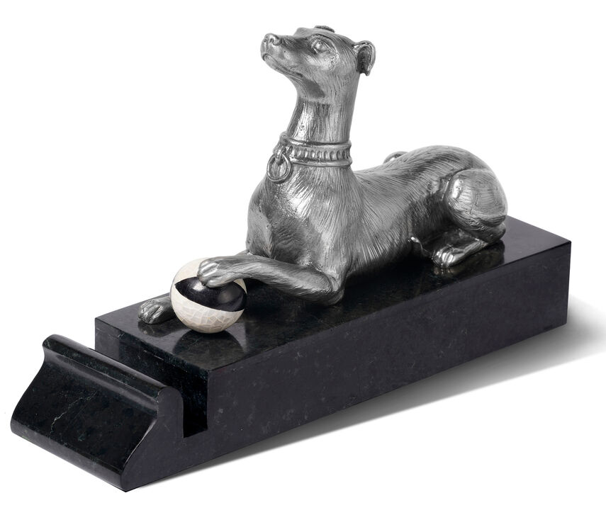 Stately Greyhound Card Holder