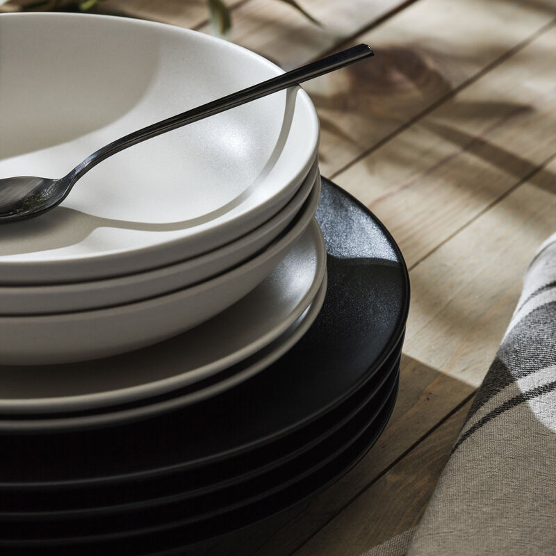 Porto by Stone Lain Semplice Stoneware 24 Piece Dinnerware Set